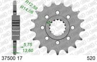 800Wx800H-3073221-3 AFAM Kettingkit 520 XSR - 15/44-106 – Standaard achtertandwiel staal