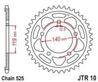 800Wx800H-3073241-2 EK/JT Kettingkit 525 MVXZ2 - 17/46-122 – Standaard achtertandwiel staal
