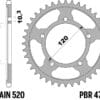800Wx800H-3073326-2 EK/PBR Kettingkit 520 SRX2 - 15/44-114 – Standaard achtertandwiel staal