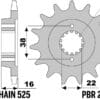 EK/PBR Kettingkit 520MVXZ2 15/41-104 – Versterkt achtertandwiel