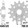 800Wx800H-3073341-3 EK/PBR Kettingkit 520 SRX2 - 16/39-114 – Standaard achtertandwiel staal