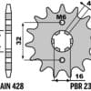 800Wx800H-3073400-3 EK/JT Kettingkit 428ZVX - 14/45-122 – Standaard achtertandwiel staal