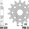 800Wx800H-3073463-3 EK/PBR Kettingkit 520 MRD7 - 13/49-116 – Standaard achtertandwiel aluminium