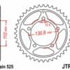 EK/JT Kettingkit 525MVXZ2 17/45-118 – Standaard achtertandwiel