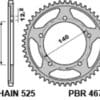 EK/PBR Kettingkit 525MVXZ2 17/46-122 – Standaard achtertandwiel