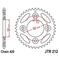 800Wx800H-3073568-2 EK/JT Kettingkit 420SR 14/37-98 – Versterkt achtertandwiel